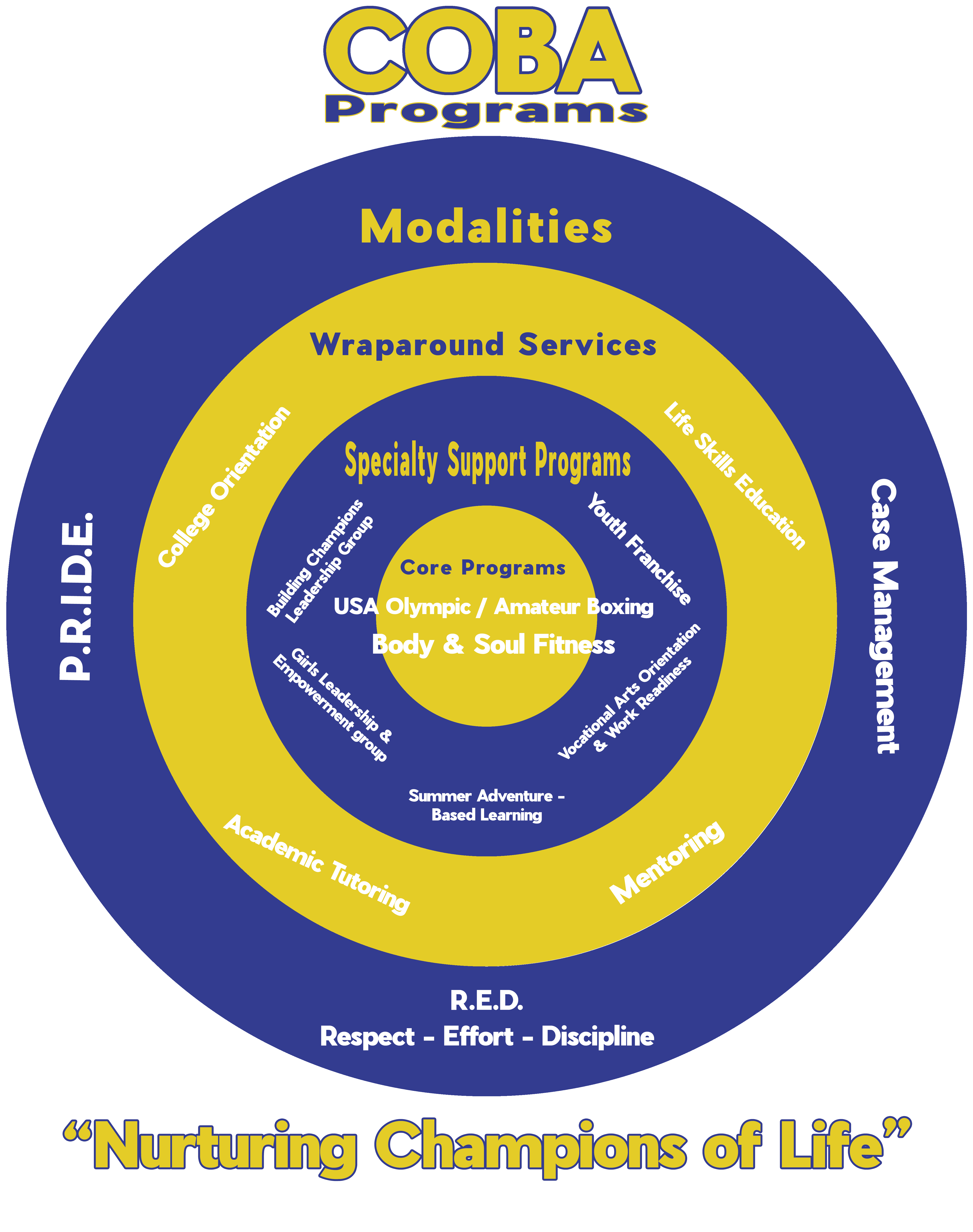 Charter Oak Boxing Academy COBA's Programs